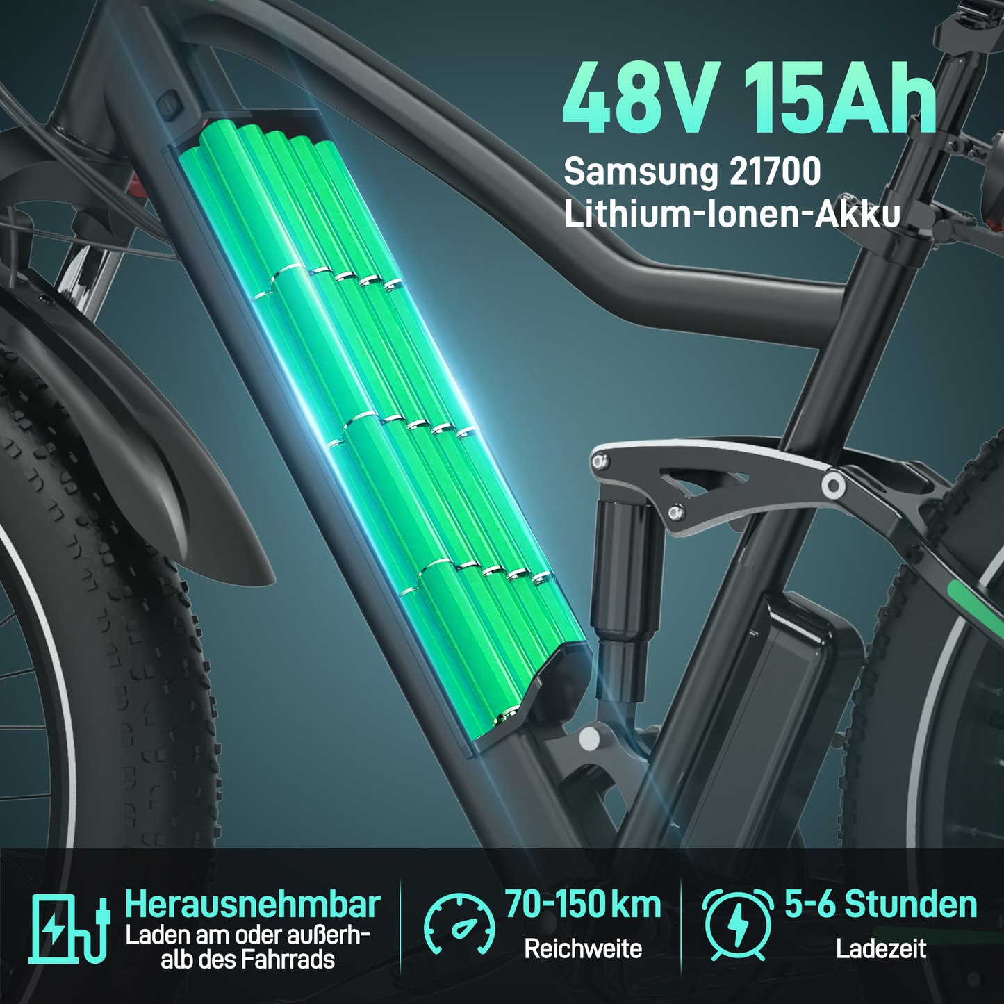 BK9S Fatbike-E-Velo für Mountainbike-Einsatz