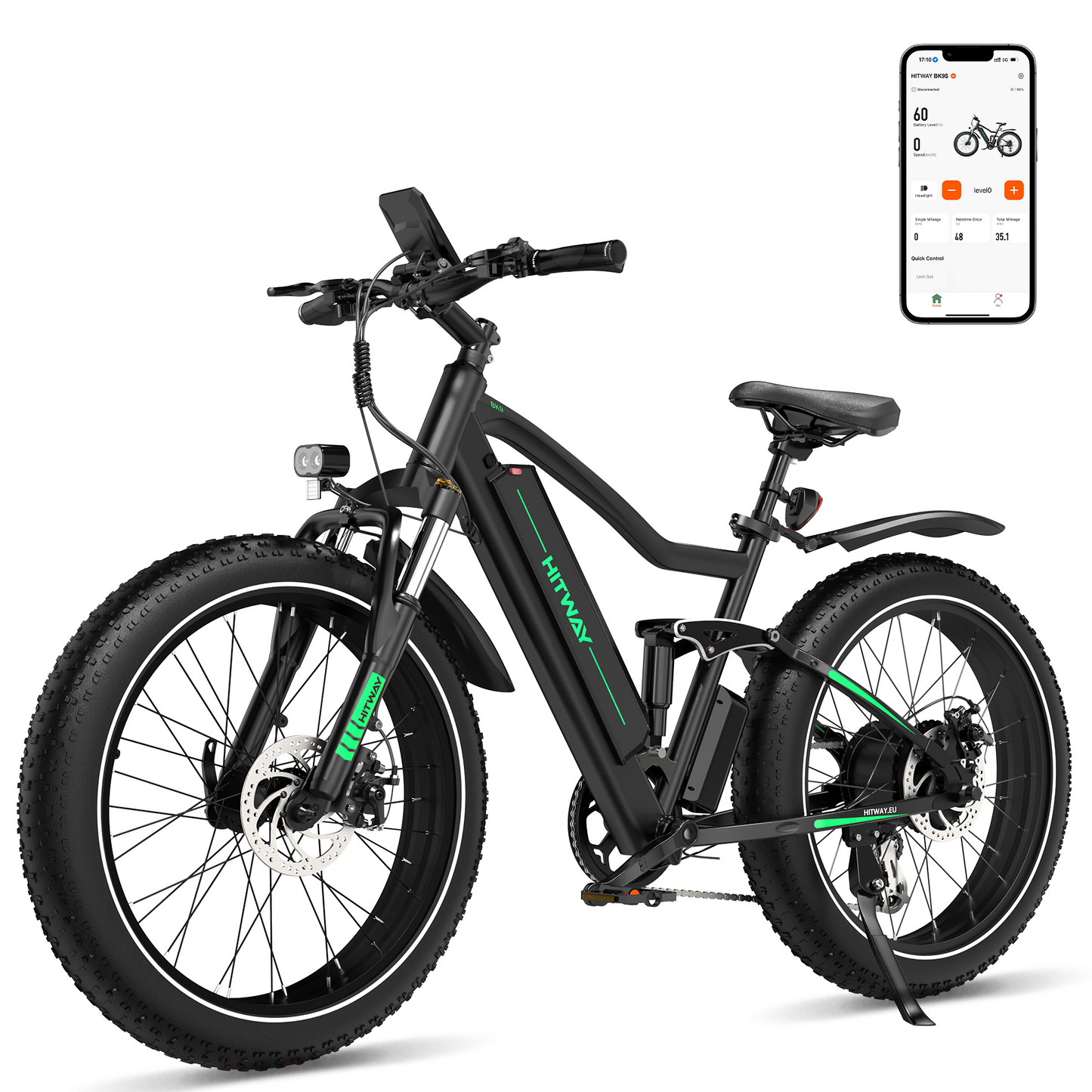 BK9S Fatbike-E-Velo für Mountainbike-Einsatz