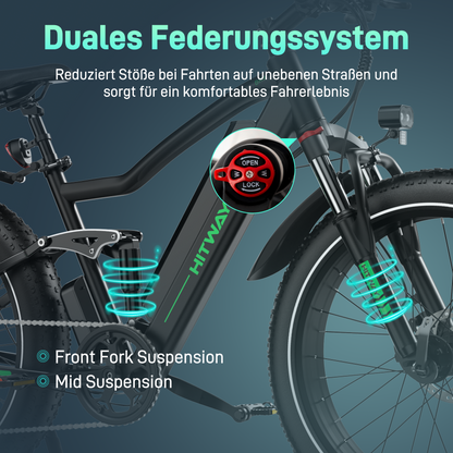 BK9S Fatbike-E-Velo für Mountainbike-Einsatz