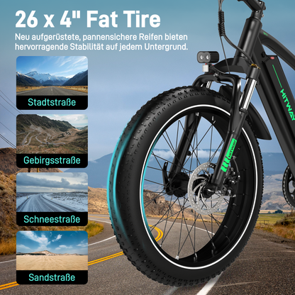 BK9S Fatbike-E-Velo für Mountainbike-Einsatz