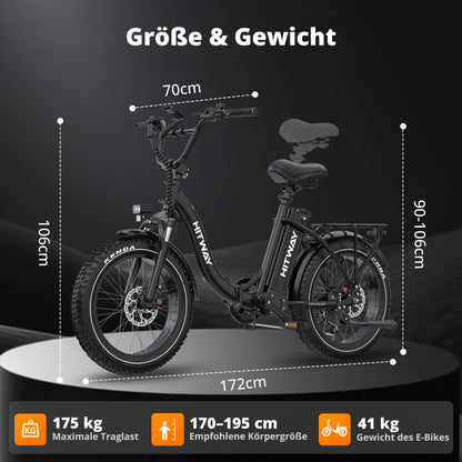HITWAY BK6S Plus Lasten-Elektrofahrrad