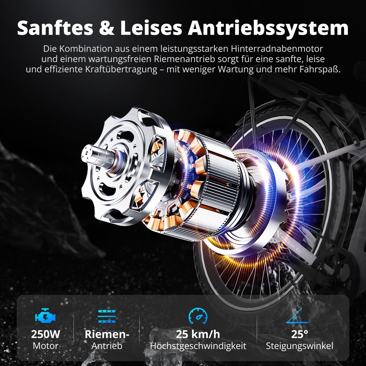 BK18 Pro E-Velo mit Riemenantrieb