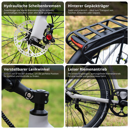 BK18 Pro E-Velo mit Riemenantrieb