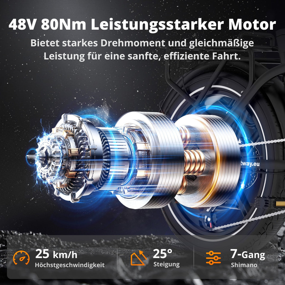 HITWAY BK6S Plus Lasten-Elektrofahrrad