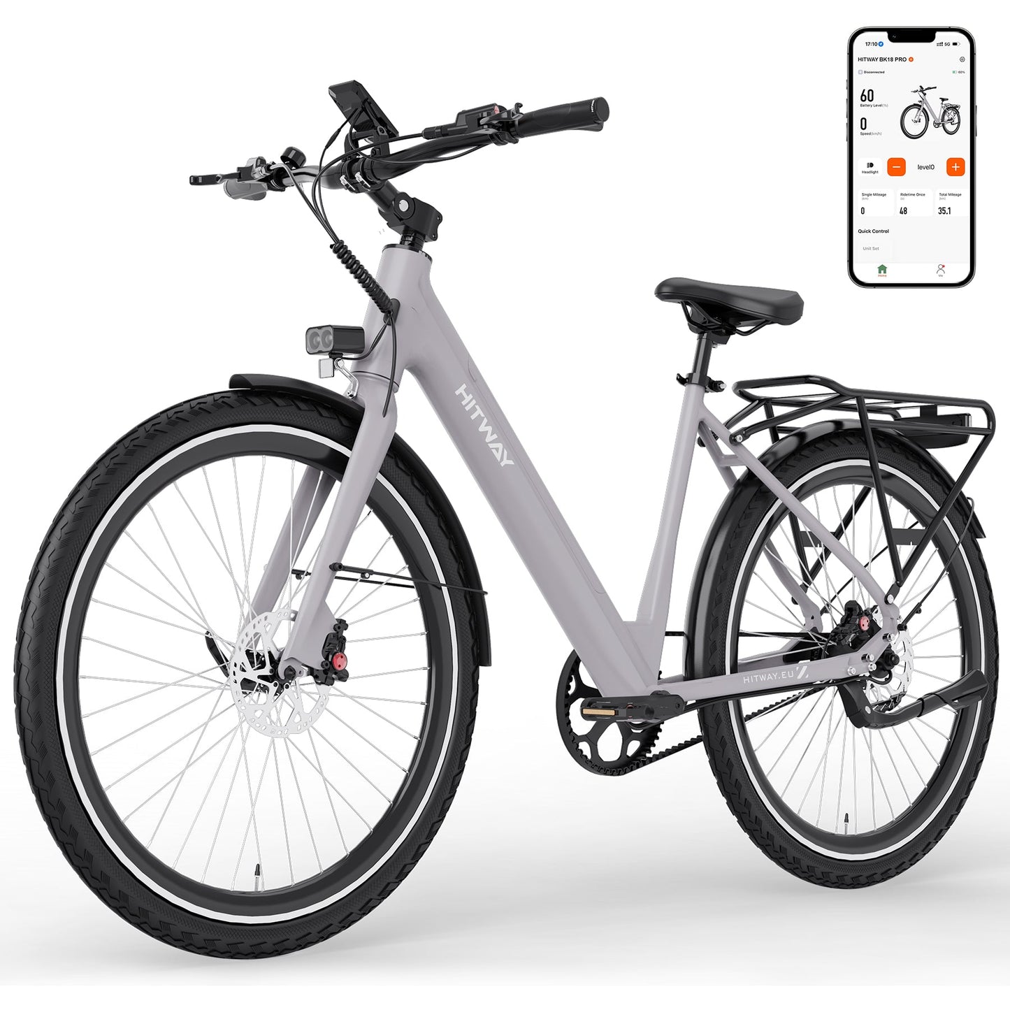 BK18 Pro E-Velo mit Riemenantrieb