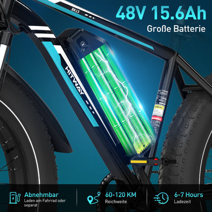BK15 4.0 E-Velo mit Fat-Pneus