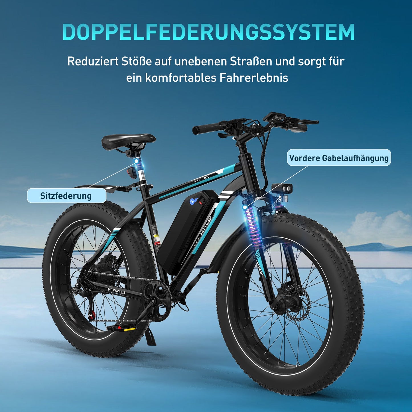 BK15 4.0 E-Velo mit Fat-Pneus