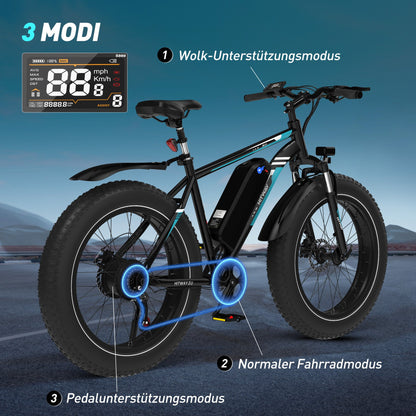 BK15 4.0 E-Velo mit Fat-Pneus